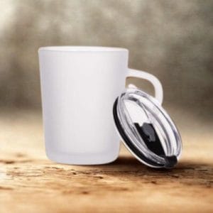 400ml Frosted Sublimation Mug Frosted Sublimation Mug with Lid