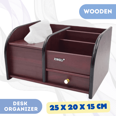 5082-2 – Wooden Desk Organizer 5082-2 Wooden Desk Organizer