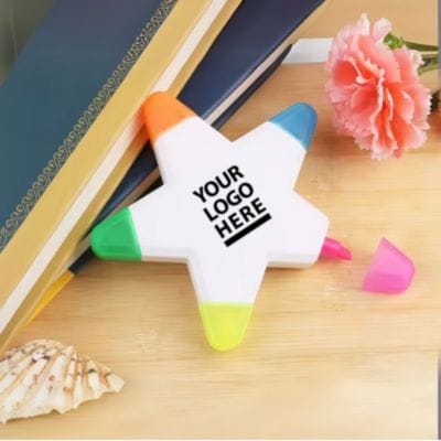 Star Shape 5 Colors Highlighter Star Shape Highlighter