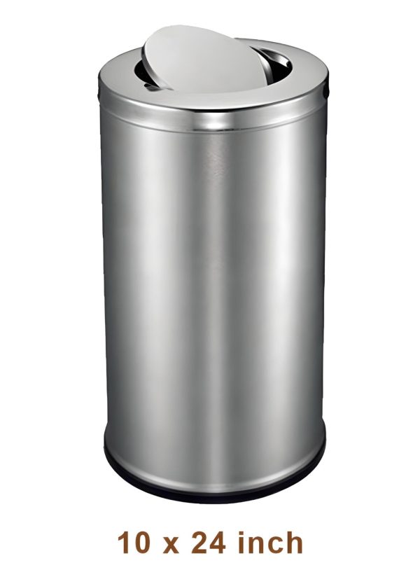 30 Liter Stainless Steel Swing Dustbins