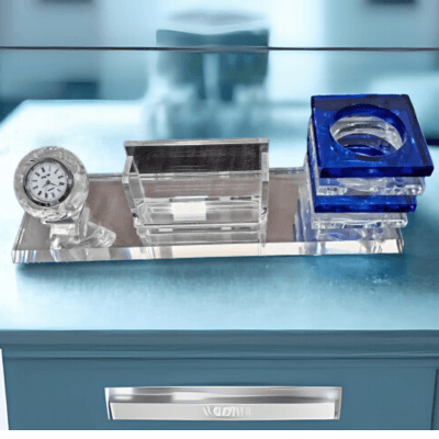 Crystal Desk Organizer Crystal Pen Holder Desk