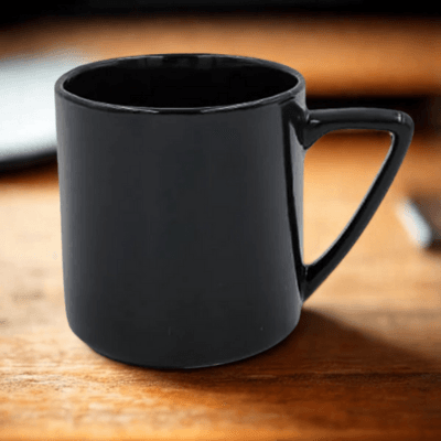 904 – Black Ceramic Mug 904 - Black Ceramic Mug - Image 2