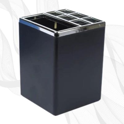 Black Matt Pen Holder Black Matt Pen Holder