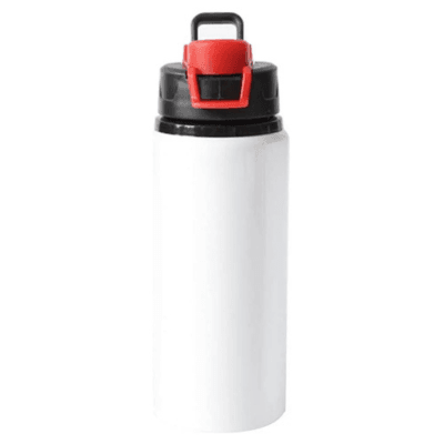 White Aluminum Bottle 600ml White Aluminum Bottle 600ml - Image 2