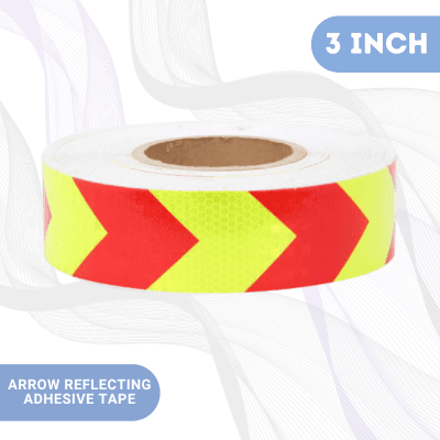High Visibility Reflecting Adhesive Tape High Visibility Weatherproof Arrow Reflecting Adhesive Tape